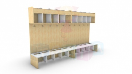 Szatnia biała - pojedynczy moduł